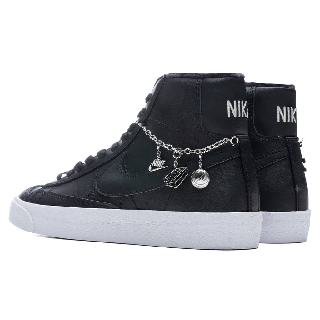 Women's Blazer Mid '77 LX - Black/Black/Metallic Silver