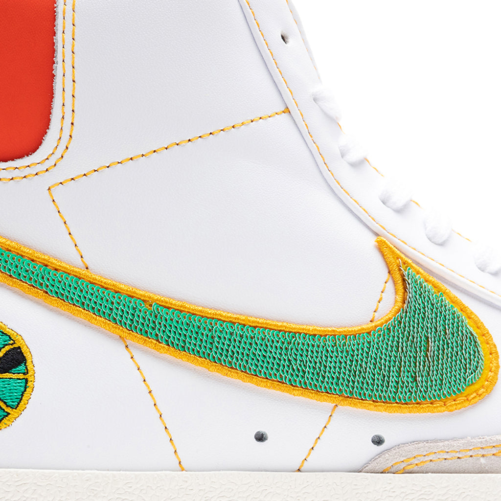Blazer Mid '77 (GS) - White/University Gold