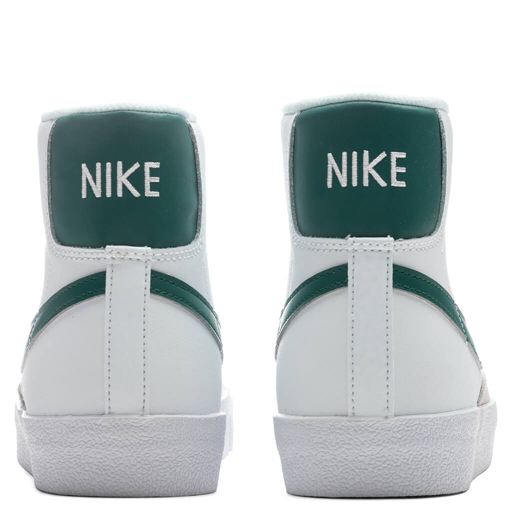 Blazer Mid '77 (GS) - White/Dark Teal Green