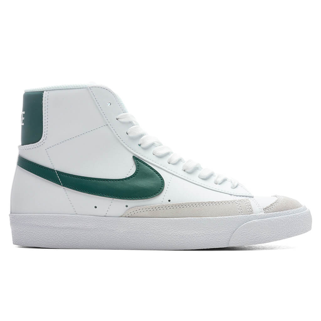 Blazer Mid '77 (GS) - White/Dark Teal Green