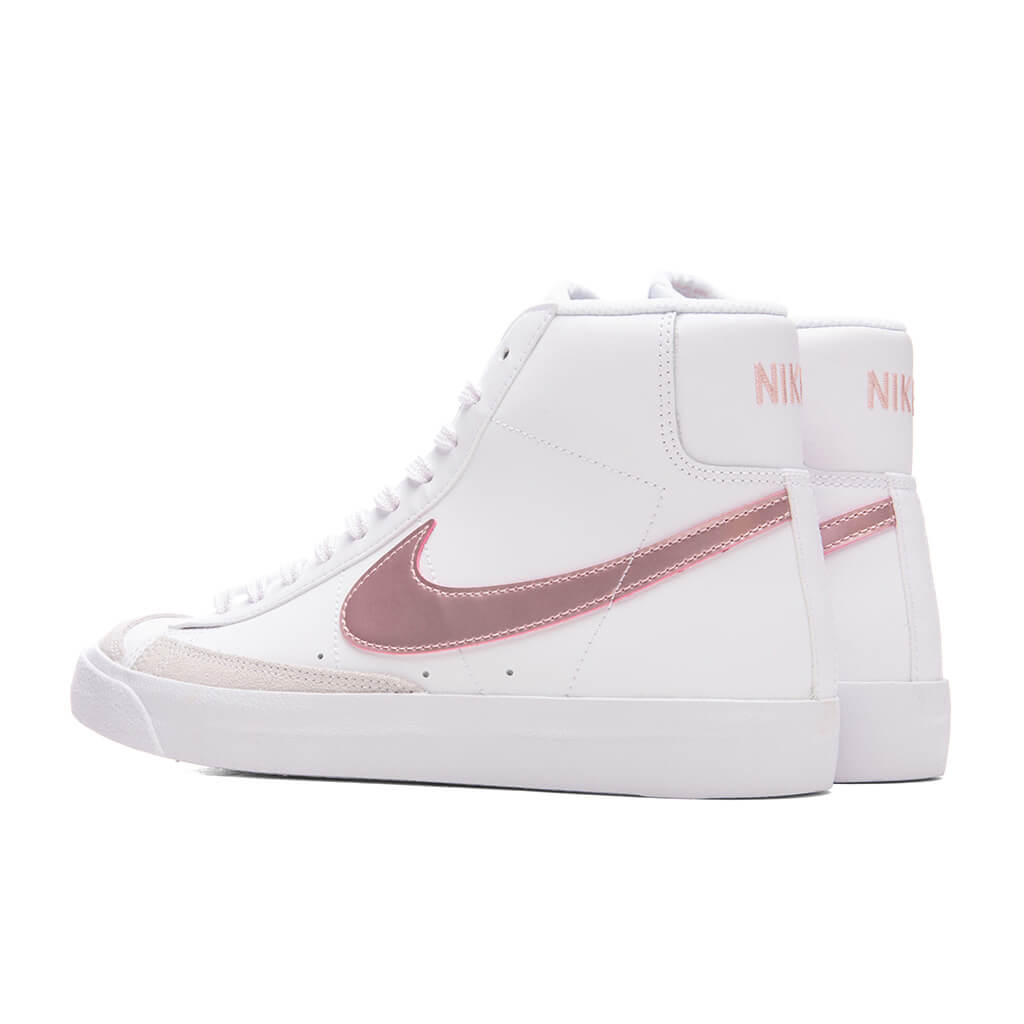 Blazer Mid '77 (GS) - White/Pink Glaze