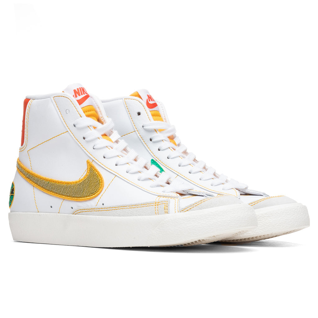 Blazer Mid '77 (GS) - White/University Gold