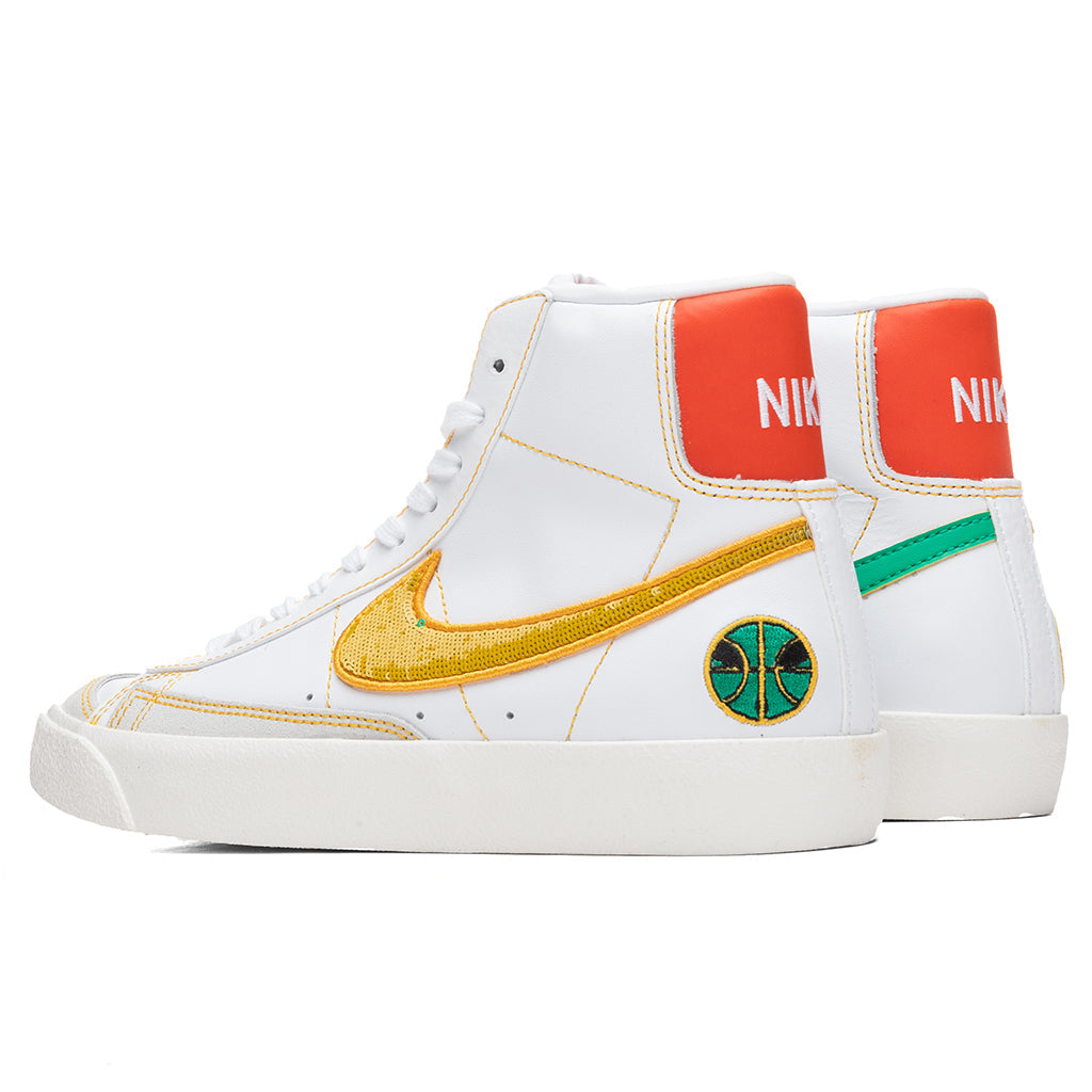 Blazer Mid '77 (GS) - White/University Gold