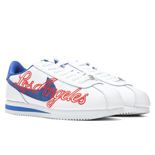 Cortez Basic Leather 'Los Angeles' - White/Game Royal/University Red