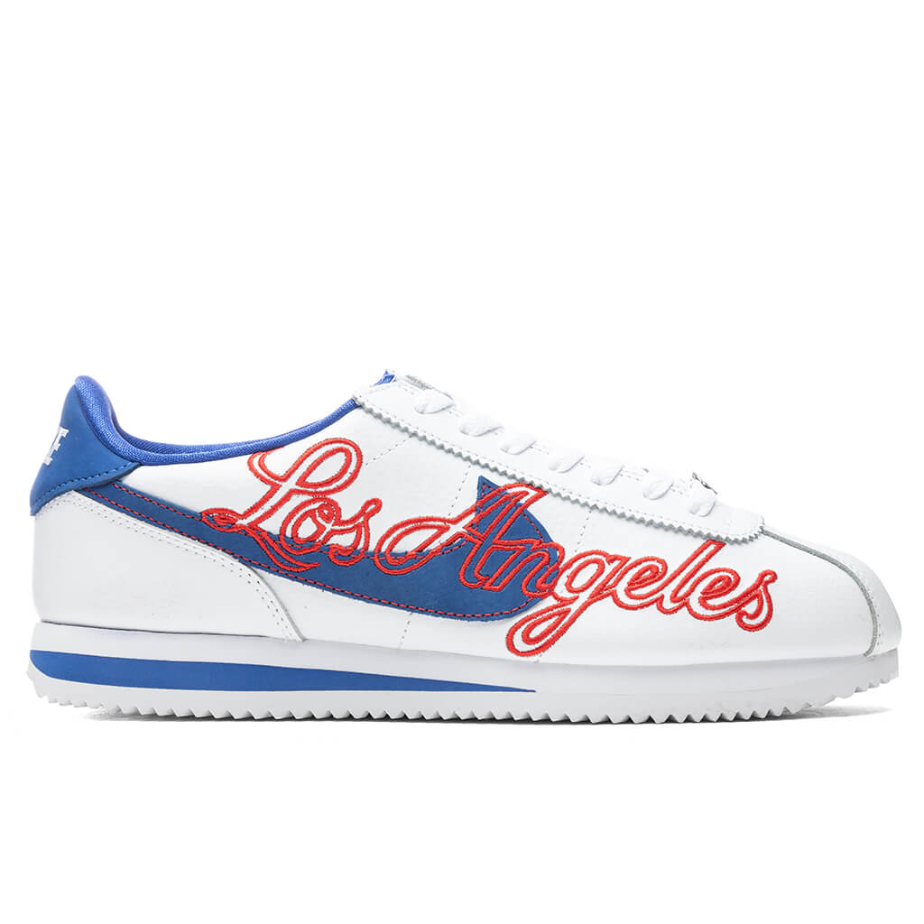 Cortez Basic Leather 'Los Angeles' - White/Game Royal/University Red