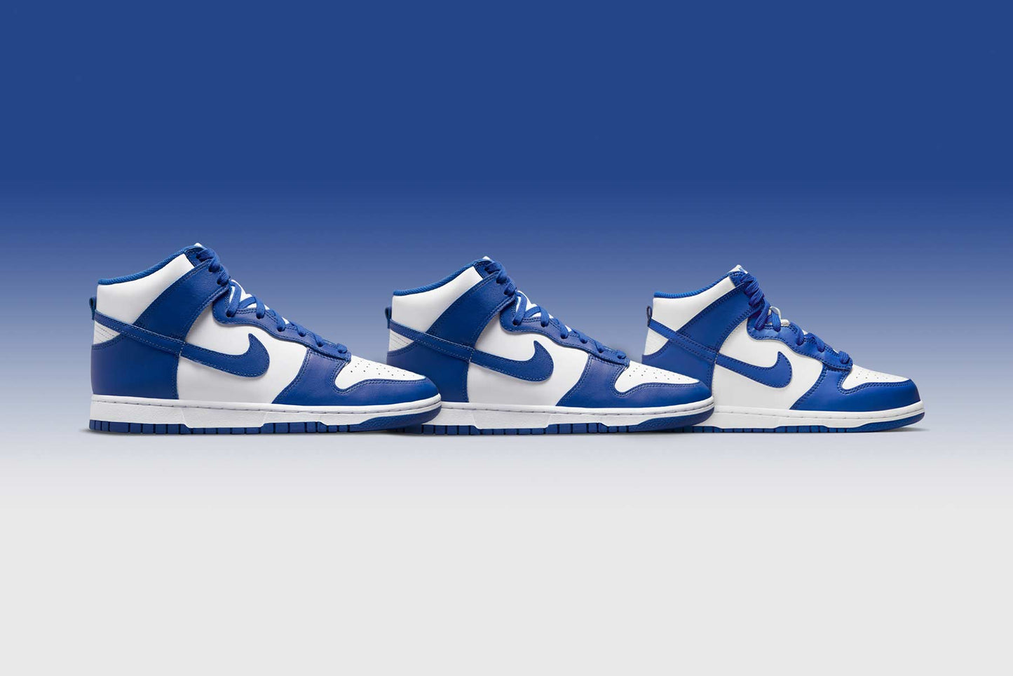 Dunk High (PS) - White/Game Royal