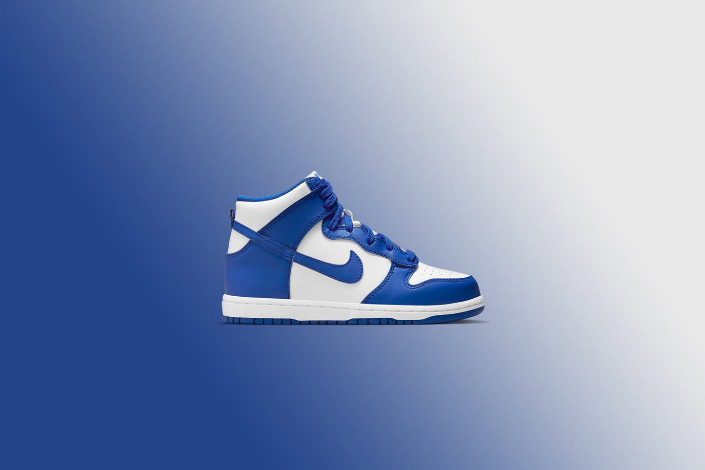 Dunk High (PS) - White/Game Royal