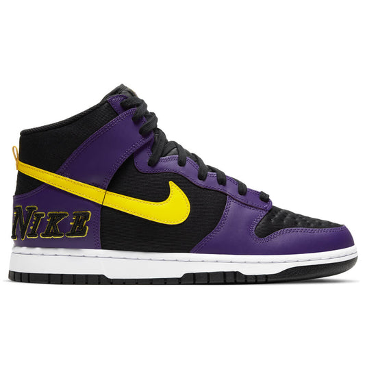 Dunk Hi Premium EMB - Black/Opti Yellow/Court Purple