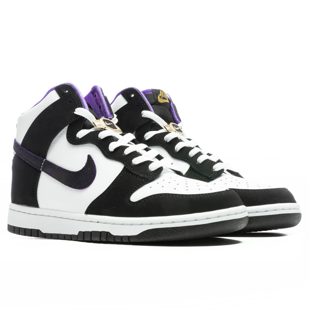 Dunk High Retro Premium EMB - Black/White/Action Grape