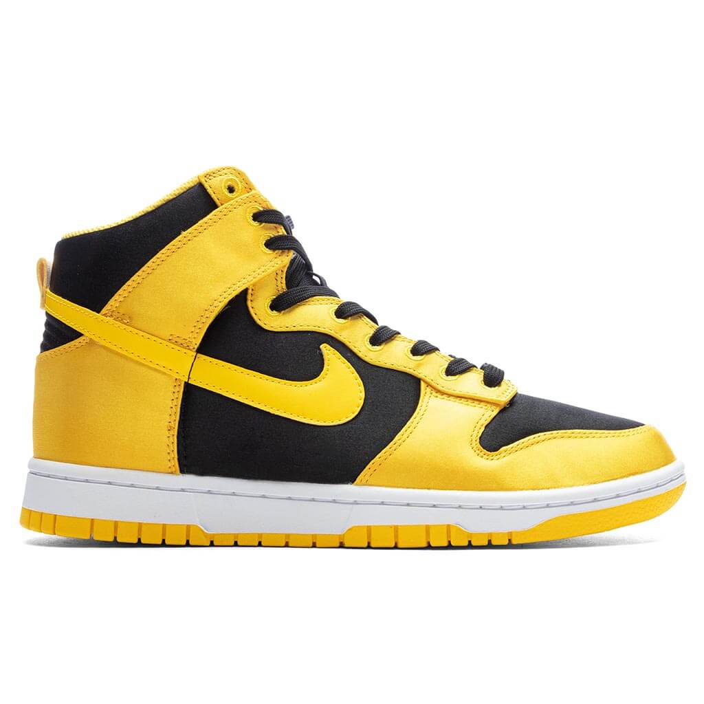 Women's Dunk High 'Golden Rod Satin' - Black/Varsity Maize/White