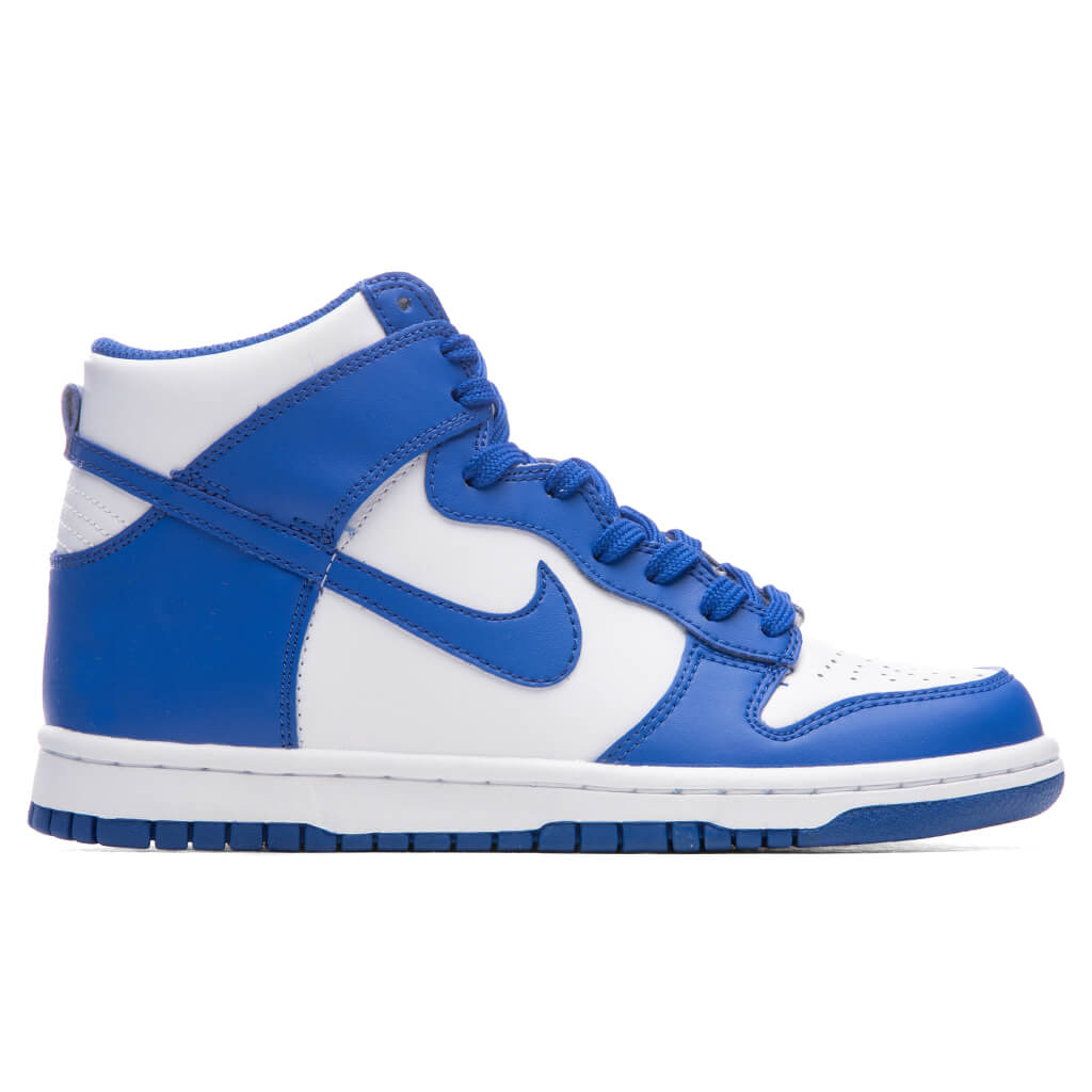 Dunk High (GS) - White/Game Royal