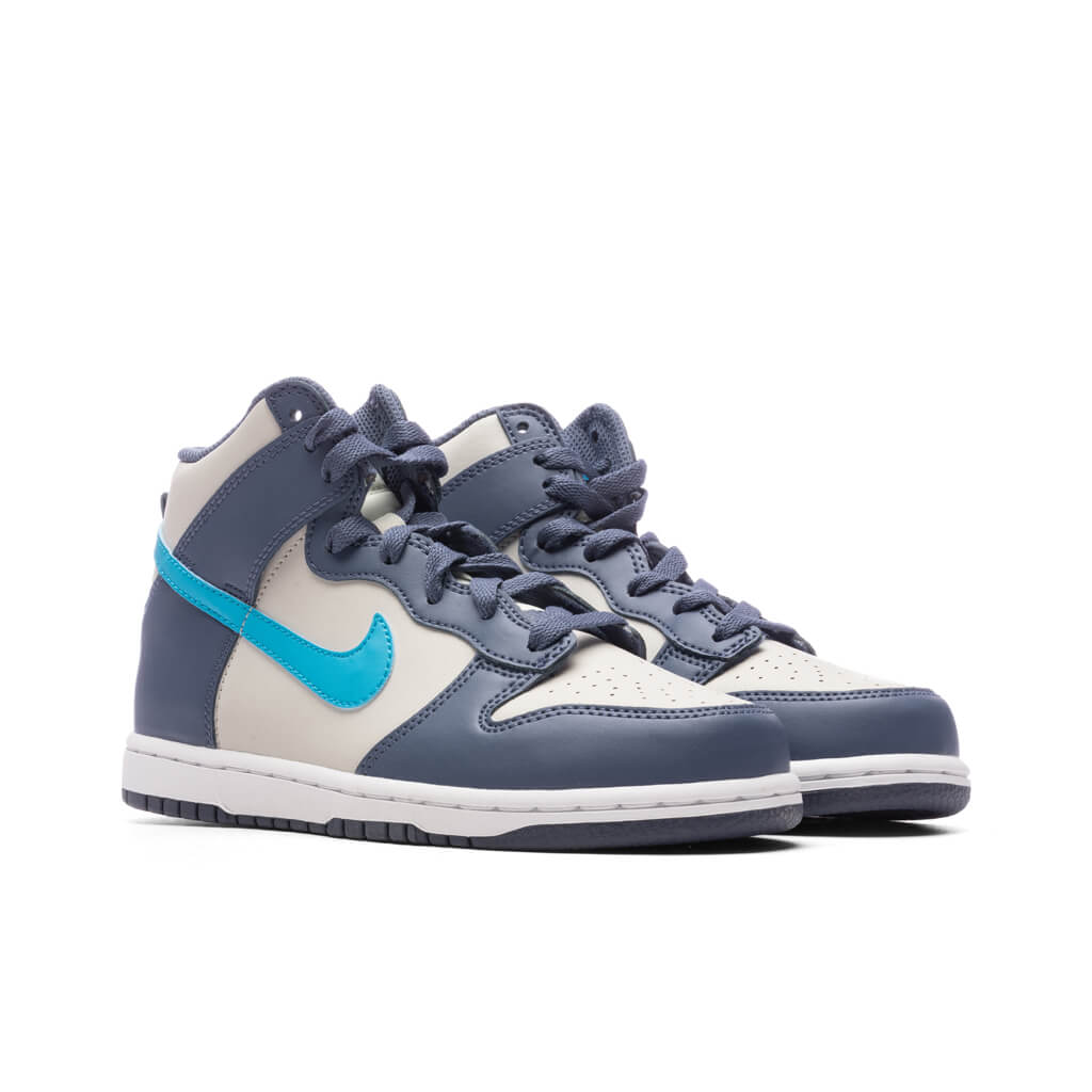Dunk High (PS) - Light Bone/Blue Lightning/Diffused Blue