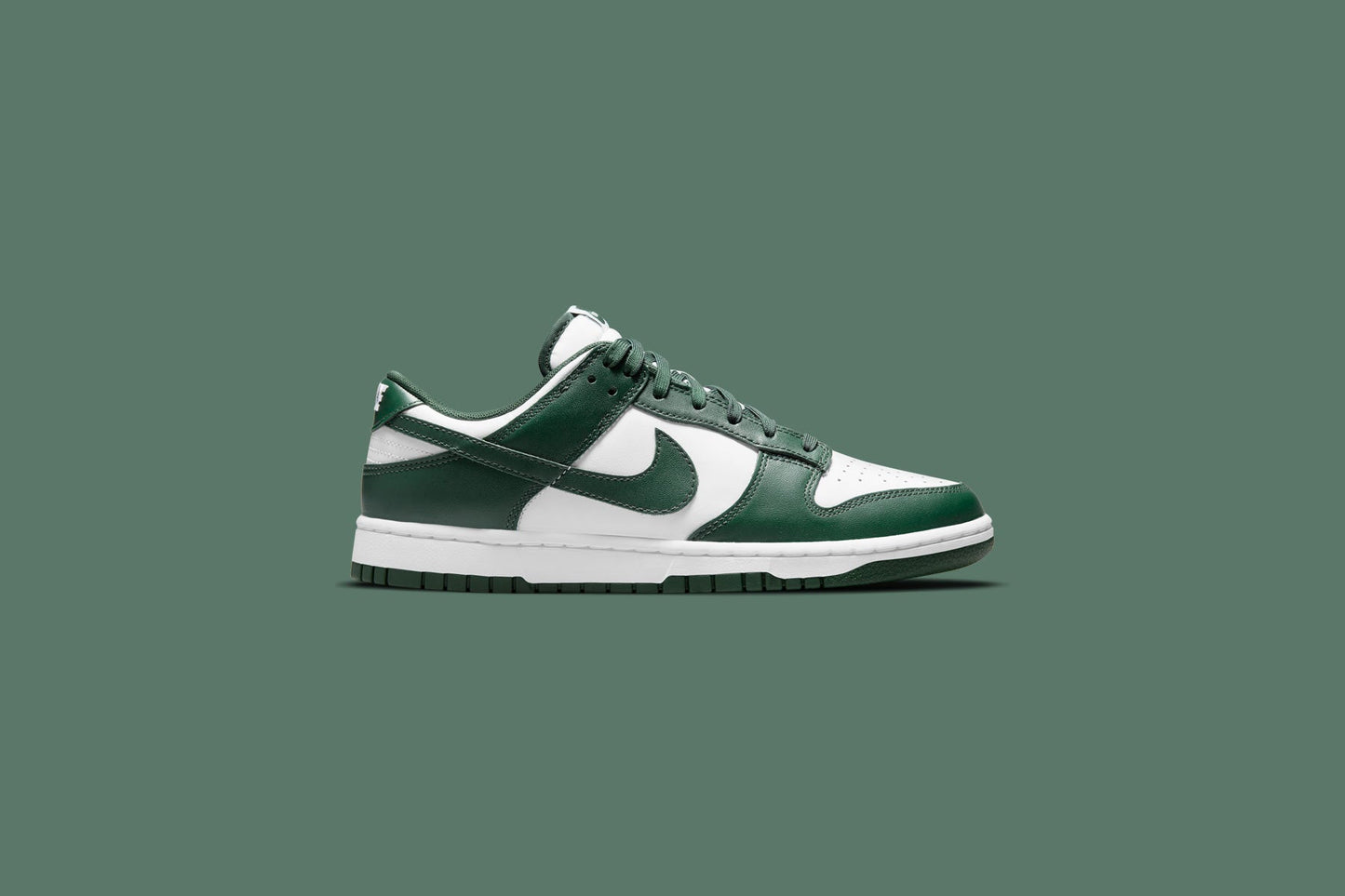 Dunk Low 'Michigan State' - White/Team Green