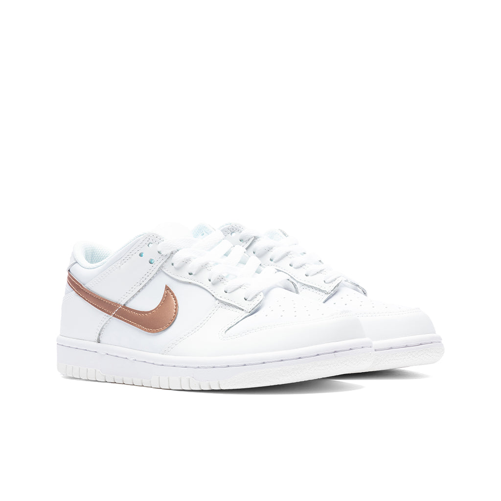 Dunk Low (GS) - White/Metallic Red/Summit White