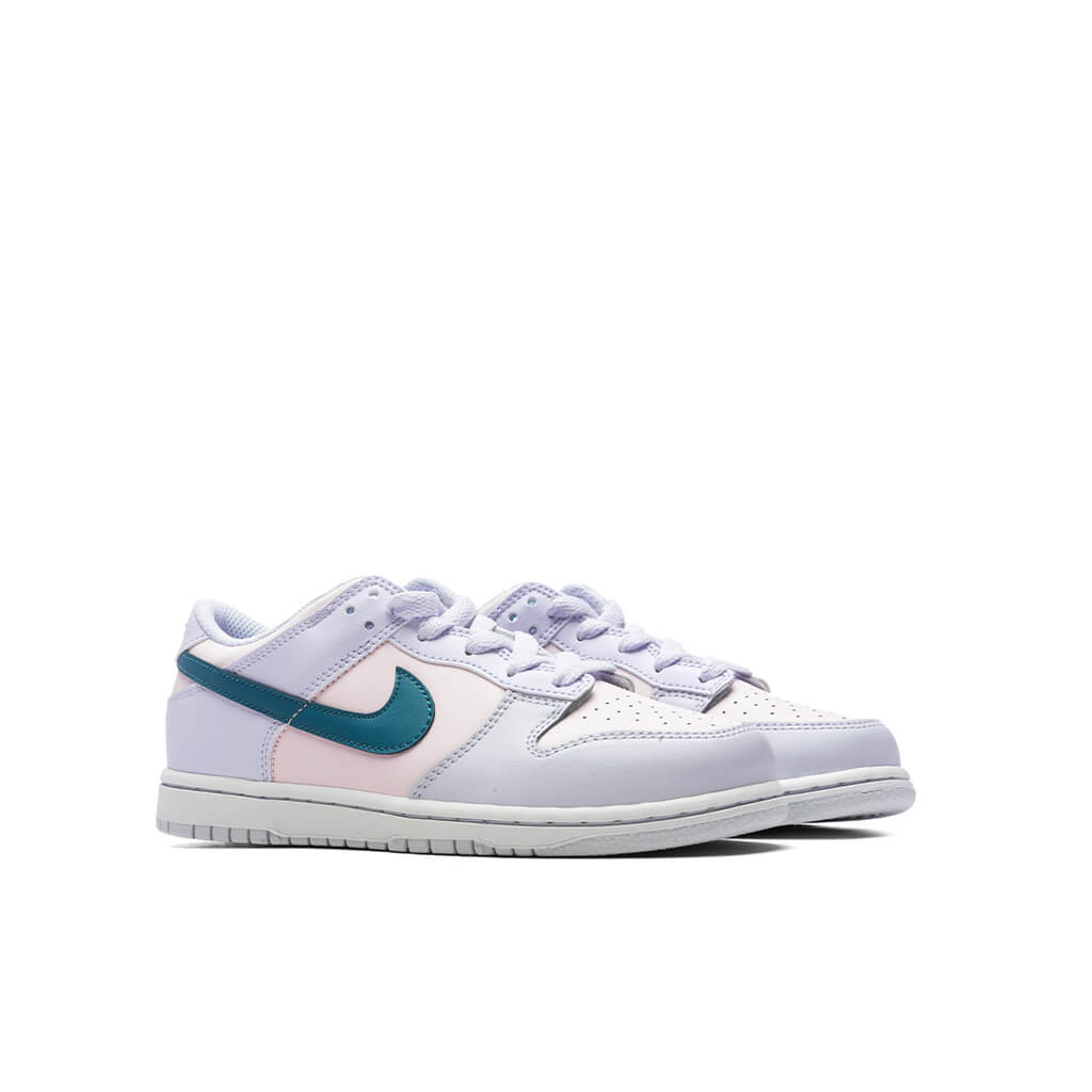 Dunk Low (PS) - Football Grey/Mineral Teal/Pearl Pink