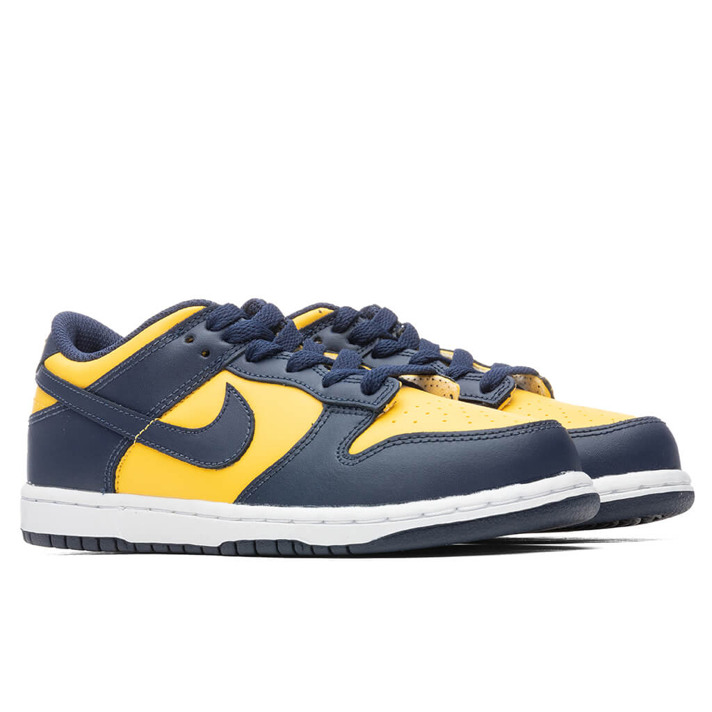 Dunk Low (PS) - Varsity Maize/ Midnight Navy