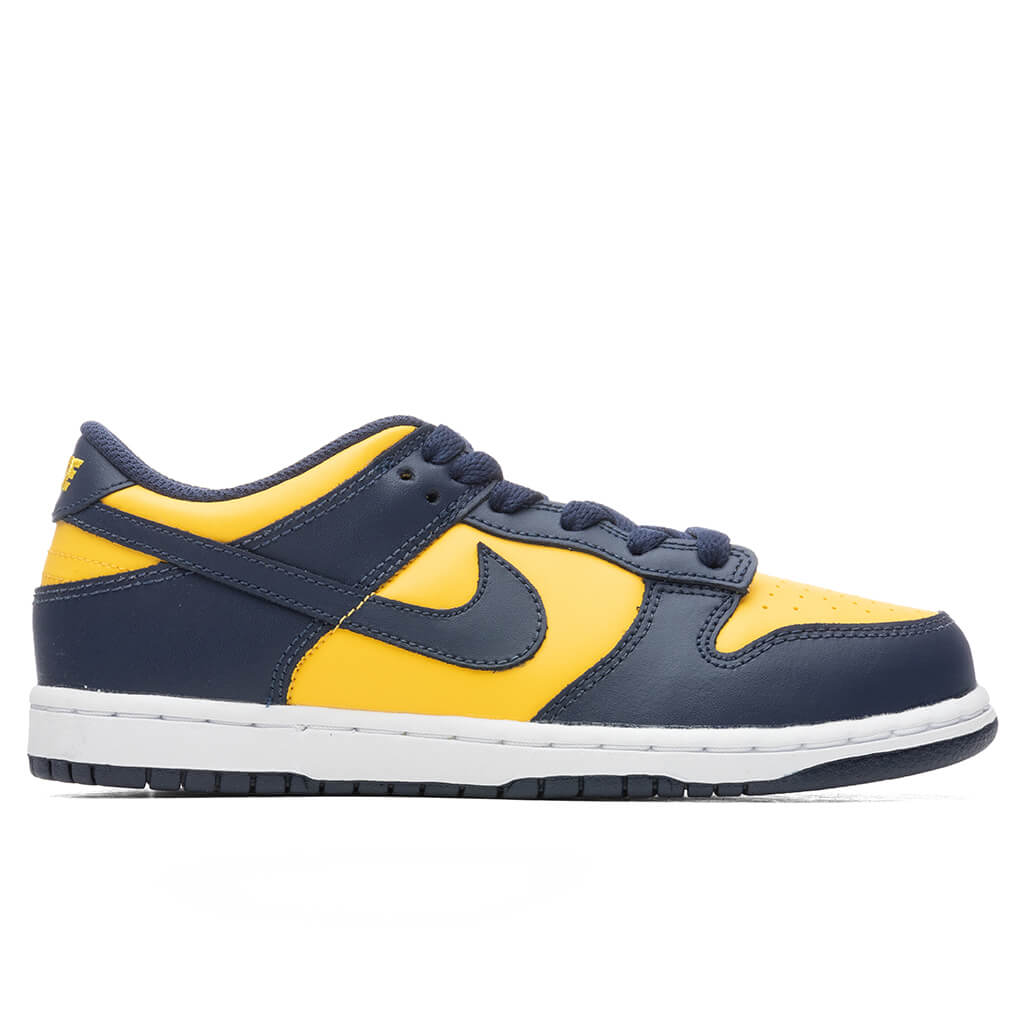 Dunk Low (PS) - Varsity Maize/ Midnight Navy