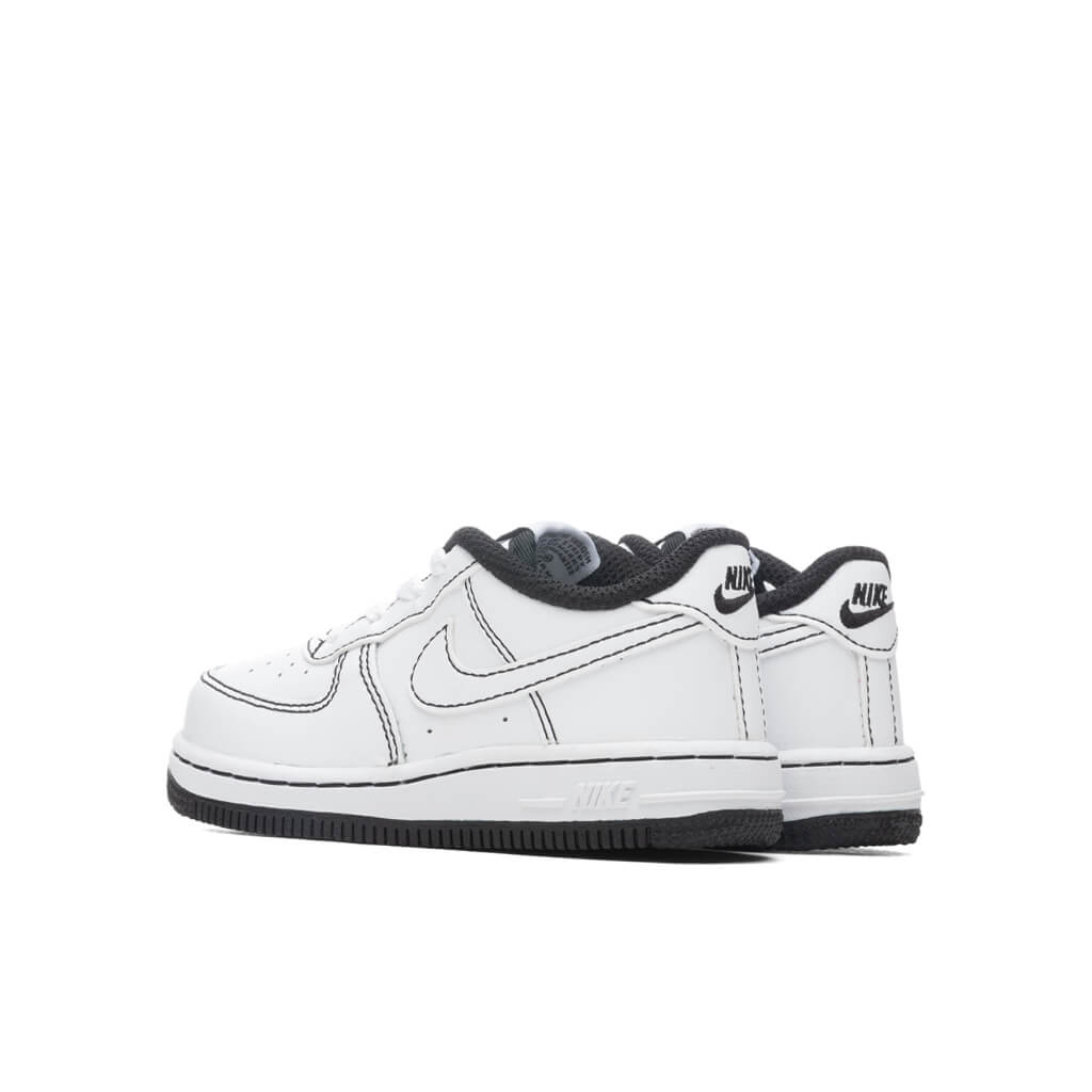 Force 1 'Contrast Stitch' (TD) - White/Black