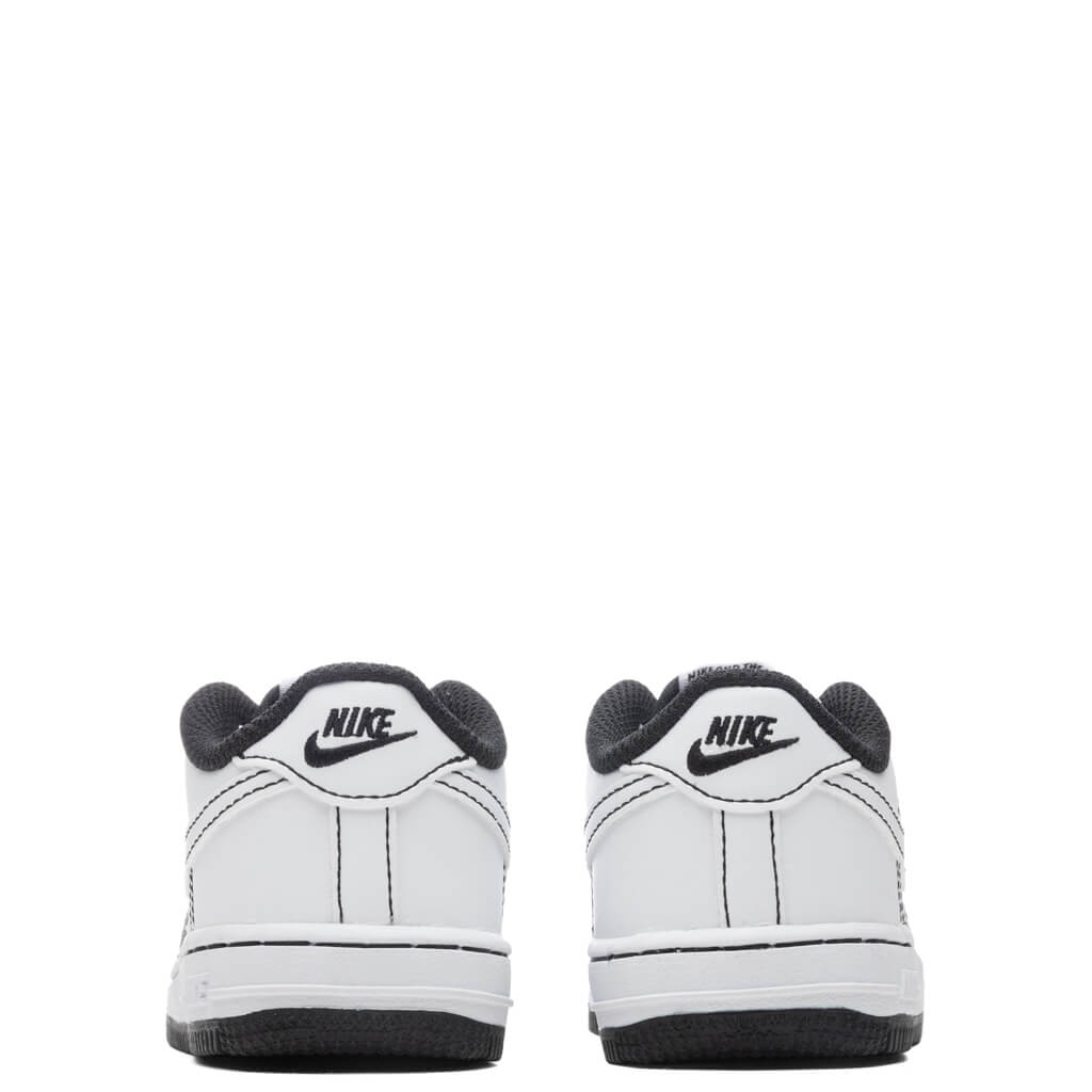 Force 1 'Contrast Stitch' (TD) - White/Black