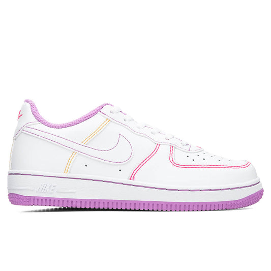 Force 1 (PS) - White/Fuchsia Glow