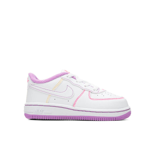 Force 1 (TD) - White/Fuchsia Glow
