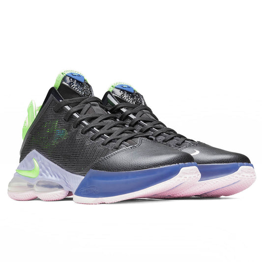 LeBron 19 Low - Black/Ghost Green/Purple Pulse