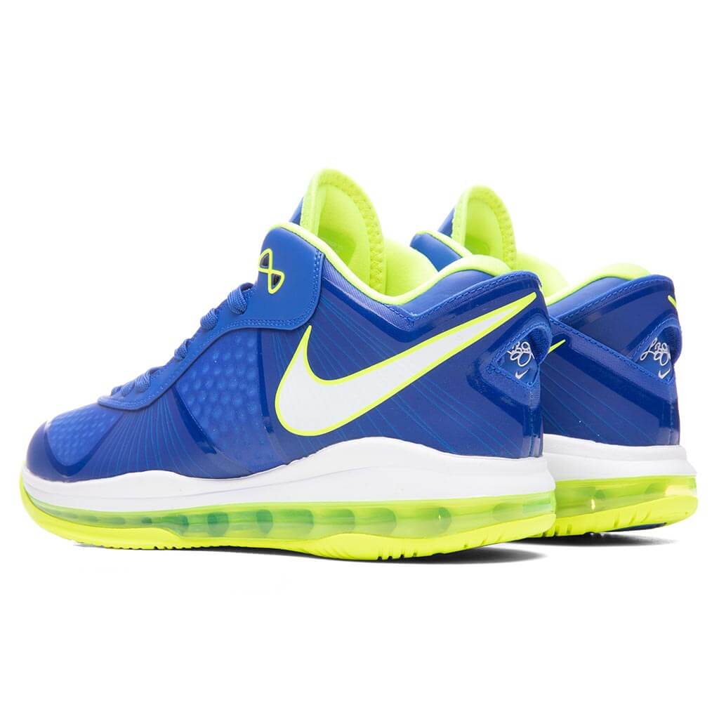 LeBron 8 V/2 Low "Treasure Blue" - Treasure Blue/White