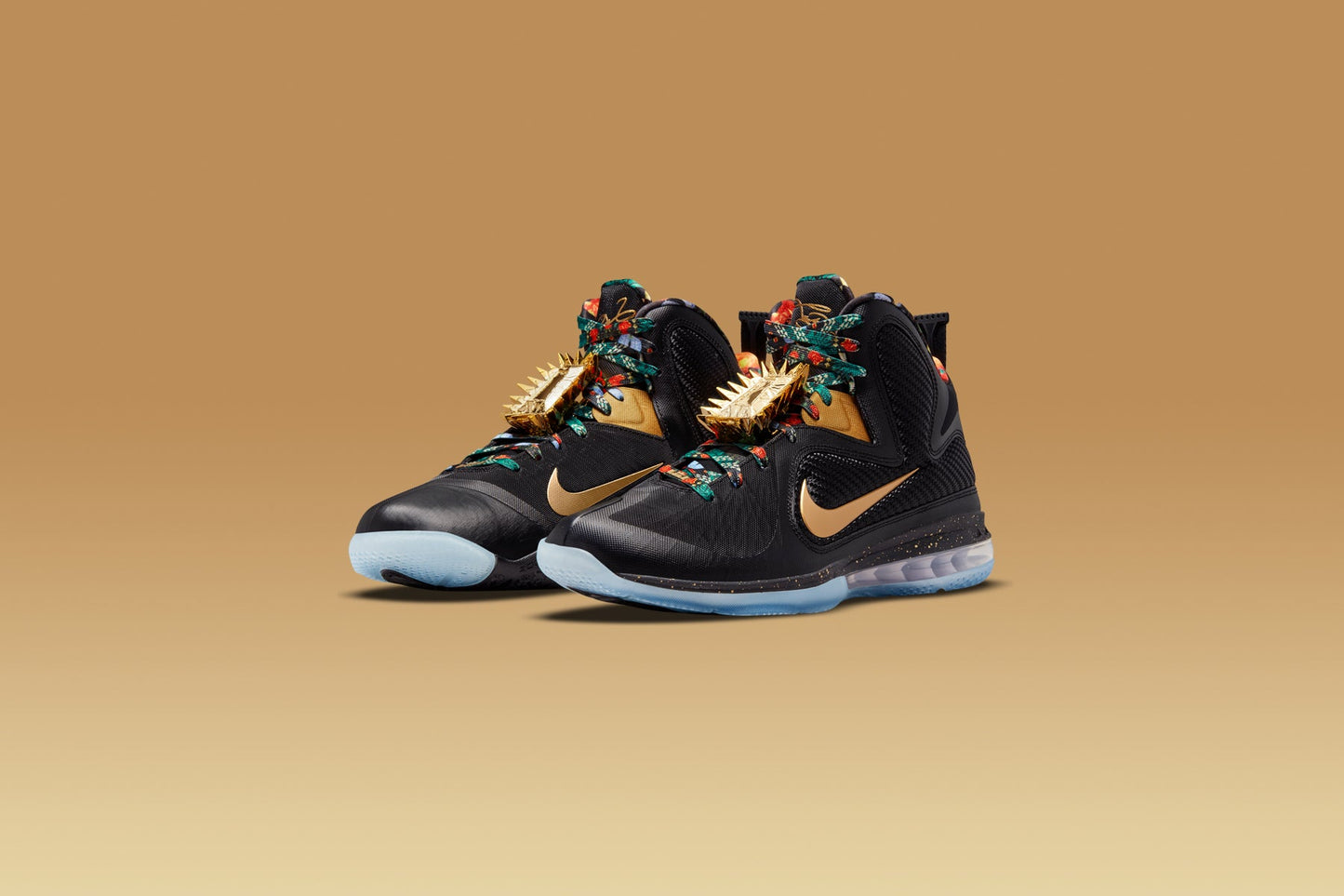 LeBron 9 "Watch the Throne" - Black/Metallic Gold