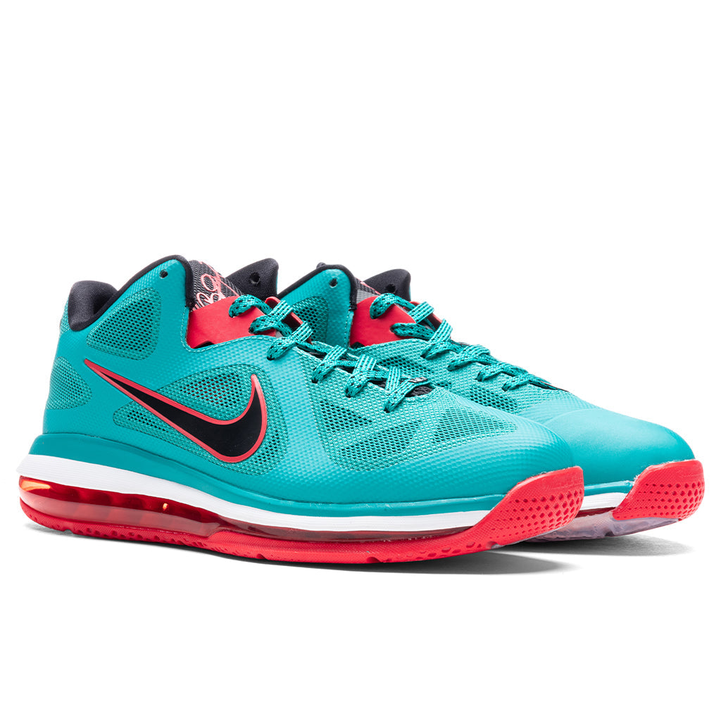 LeBron 9 Low 'Reverse Liverpool' - New Green/Black/Action Red