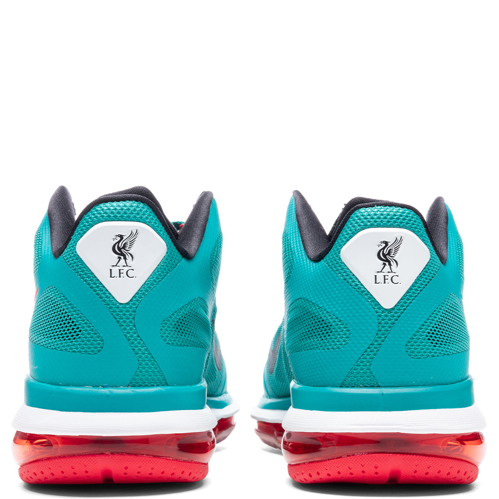 LeBron 9 Low 'Reverse Liverpool' - New Green/Black/Action Red