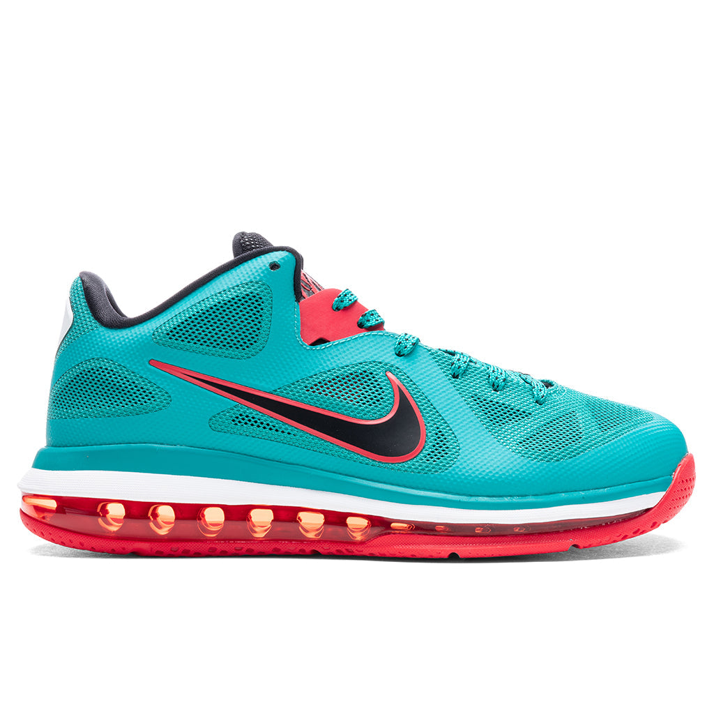 LeBron 9 Low 'Reverse Liverpool' - New Green/Black/Action Red