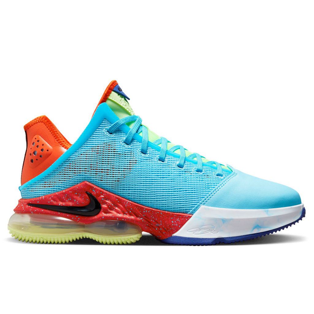 Lebron 19 Low 'Blue Chill' - Blue Chill/Black/Light Crimson