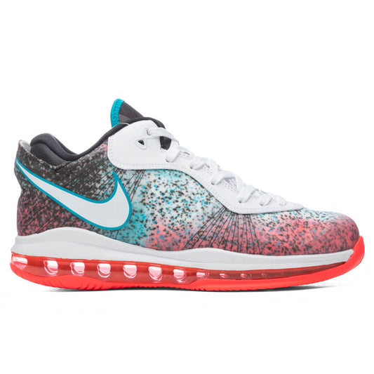 Lebron 8 V2 Low QS 'Miami Nights'- White/Solar Red