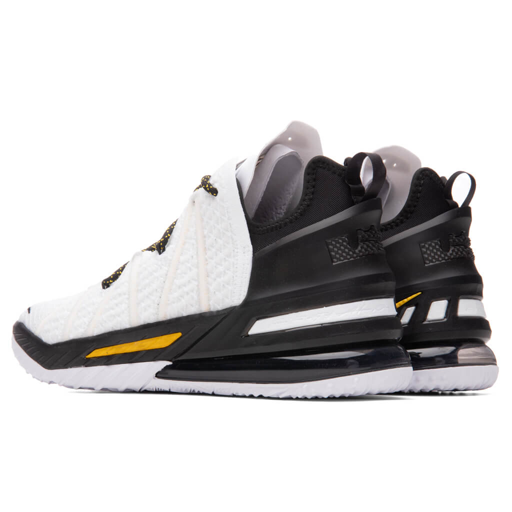 Lebron XVIII "Home" - White/Amarillo