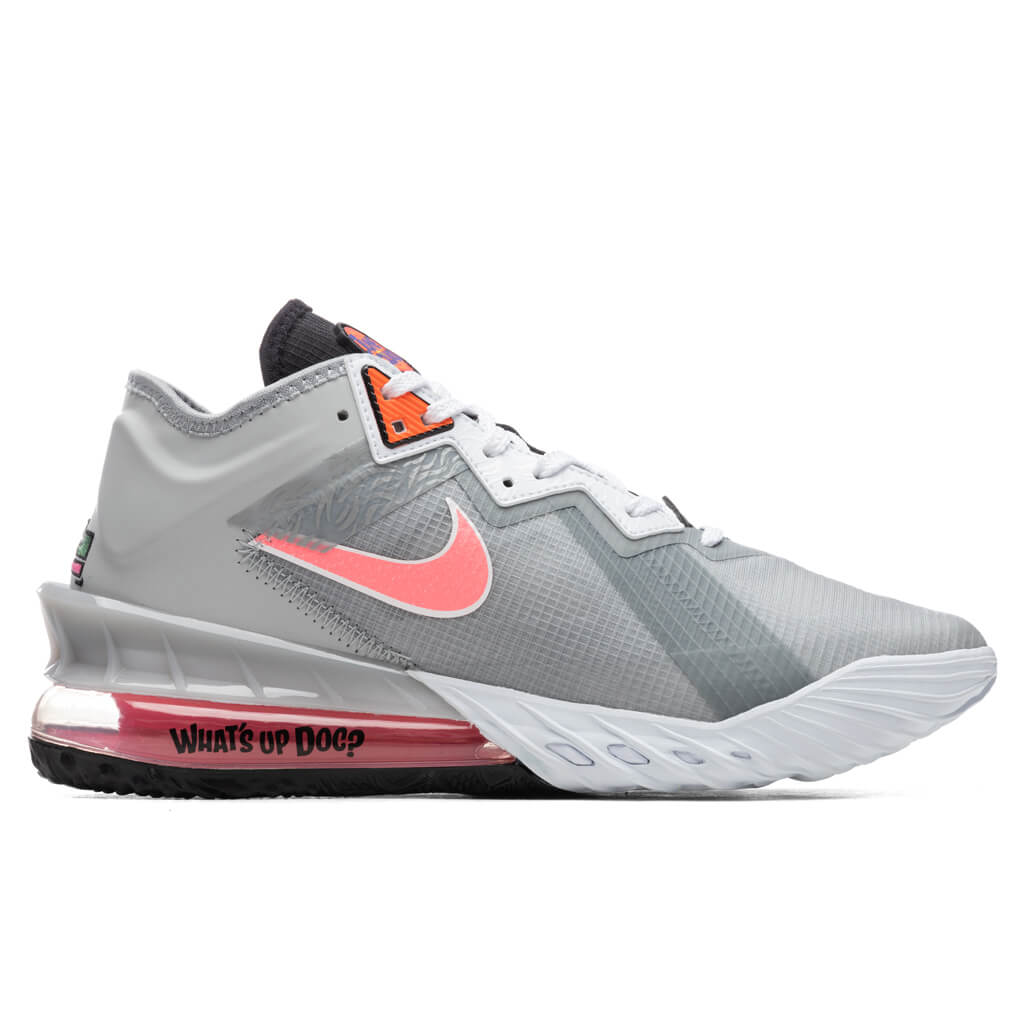 Lebron XVIII Low - Light Smoke Grey/Sunset Pulse