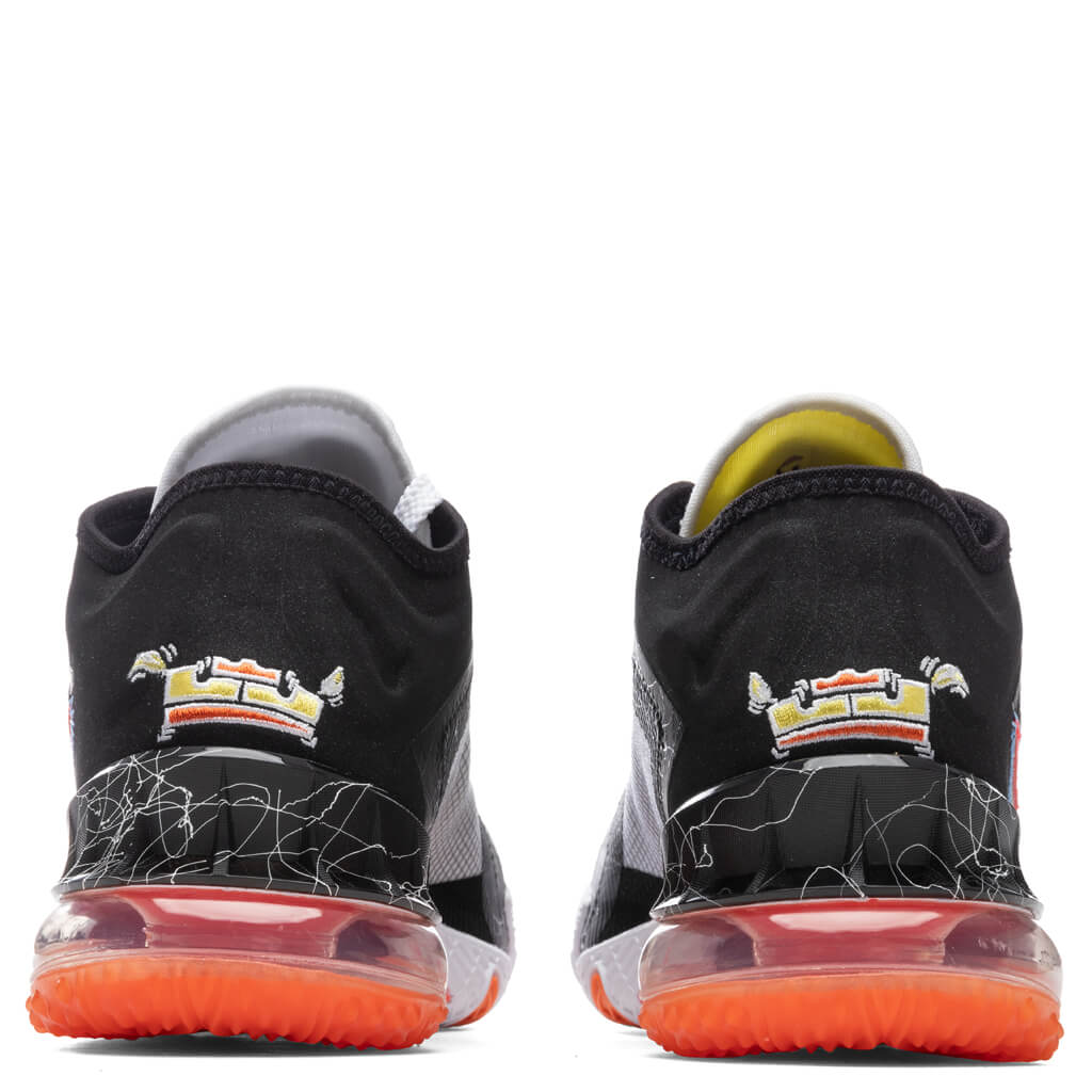 Lebron XVIII Low - White/Bright Crimson
