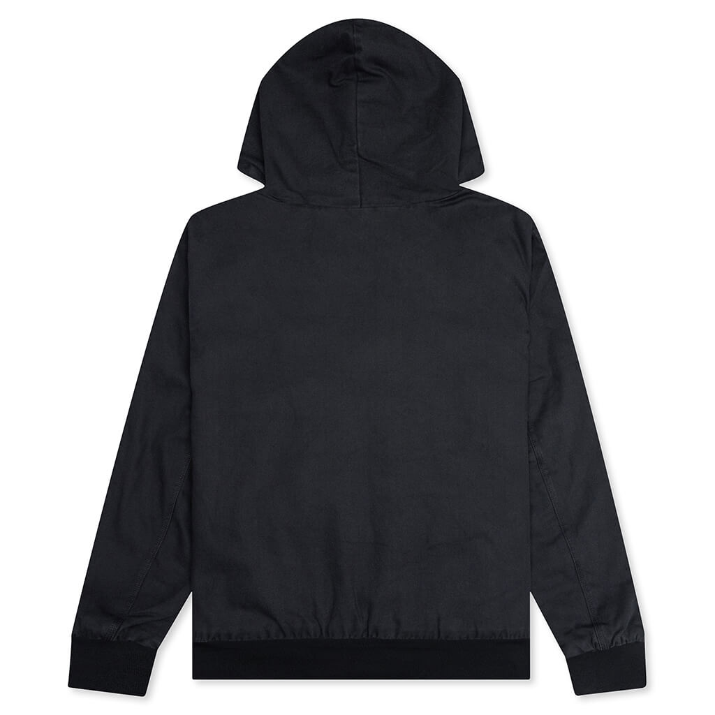 Life Padded Hooded Jacket - Off Noir/White