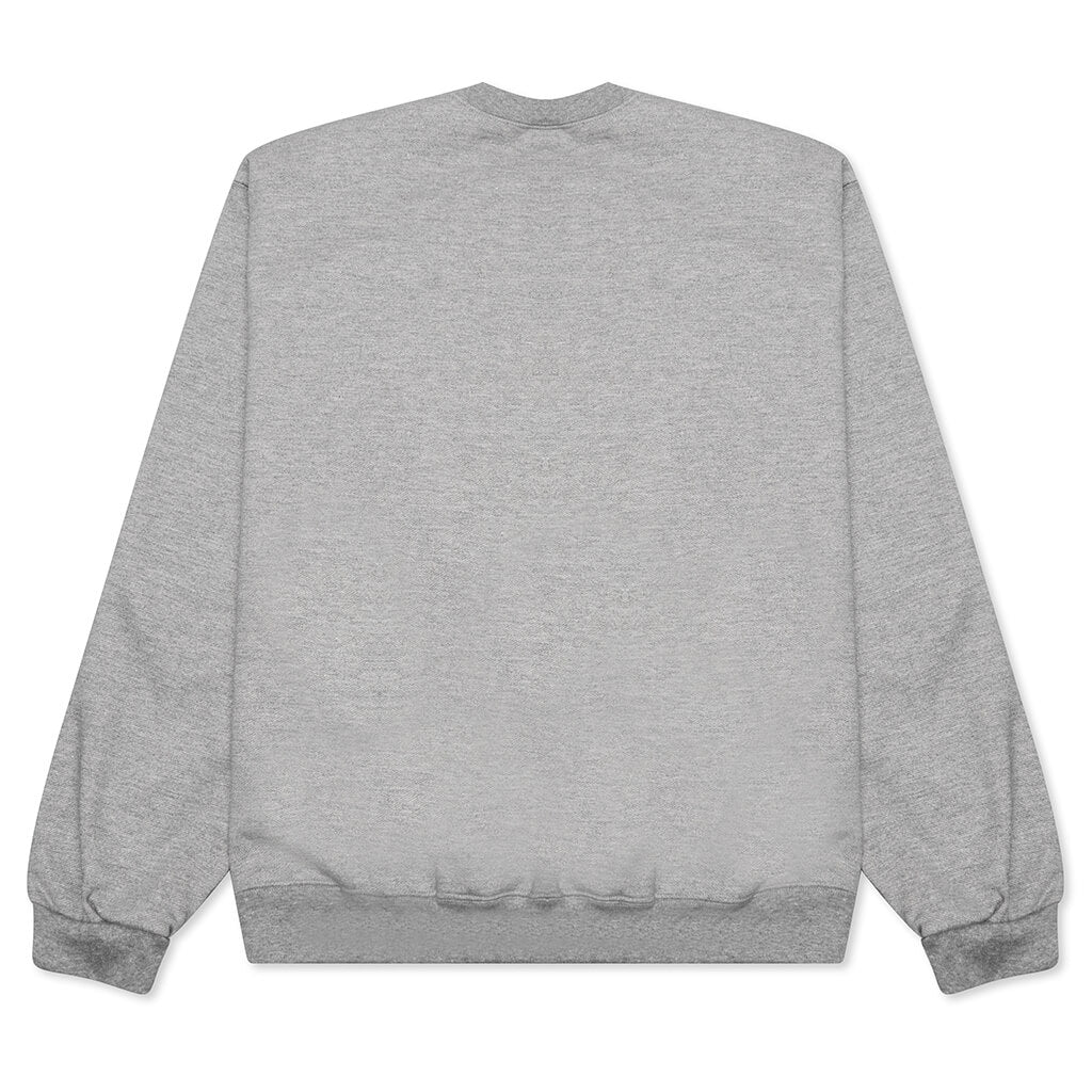 NRG MIUSA Crewneck - Dark Grey Heather/White