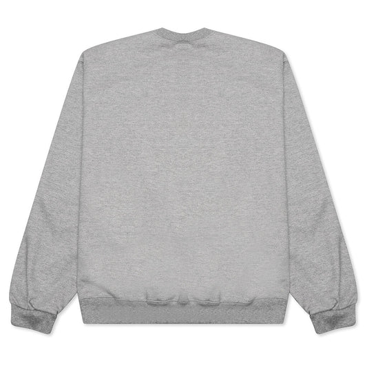 NRG MIUSA Crewneck - Dark Grey Heather/White