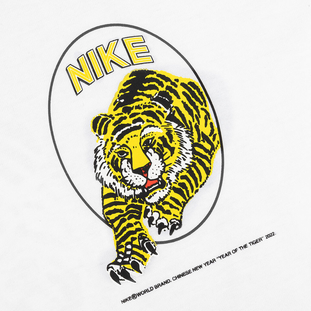 NRG Tiger Tee - White
