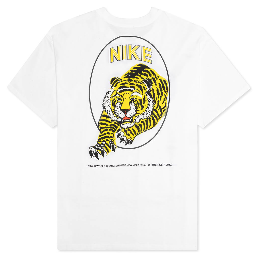 NRG Tiger Tee - White