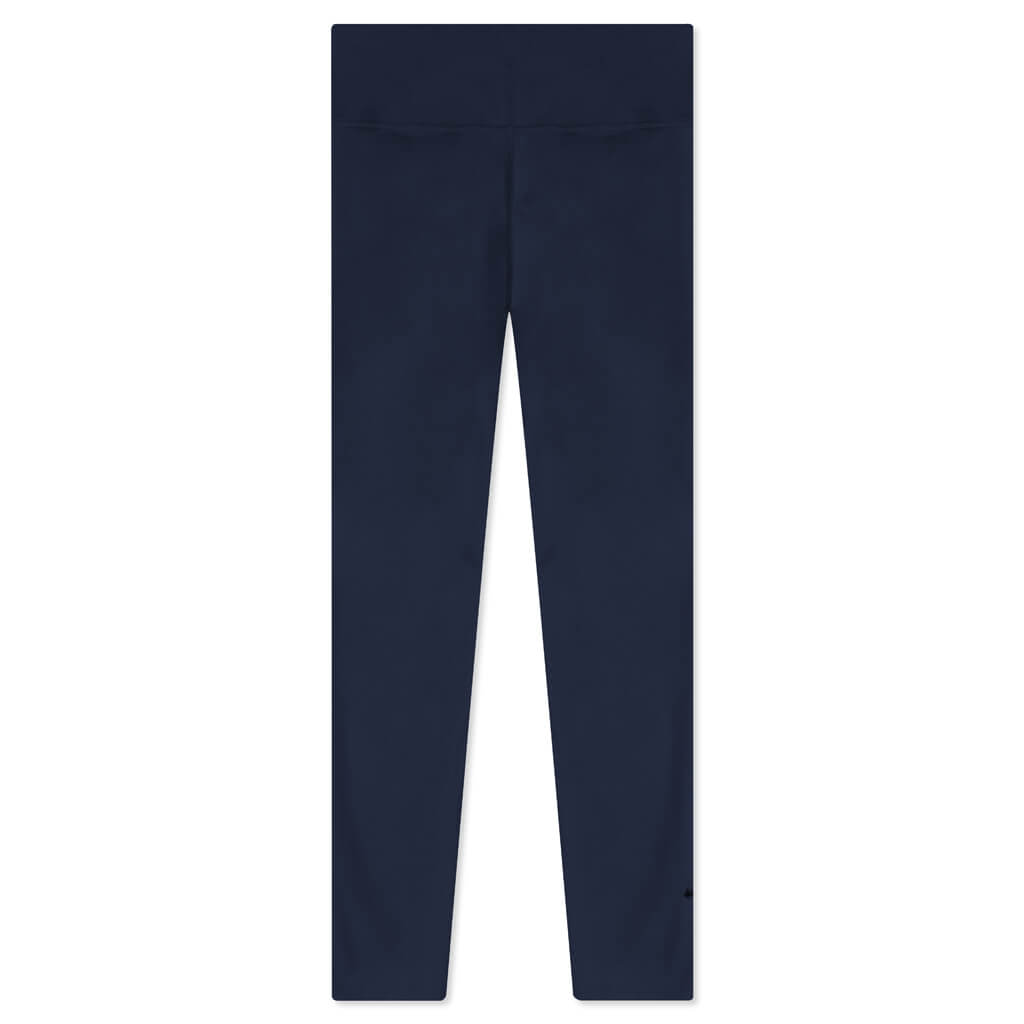 One Luxe Women's Mid-Rise 7/8 Leggings - Midnight Navy/Clear