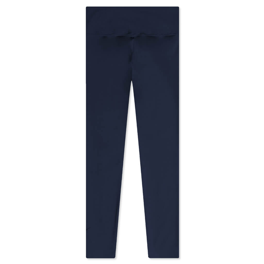One Luxe Women's Mid-Rise 7/8 Leggings - Midnight Navy/Clear