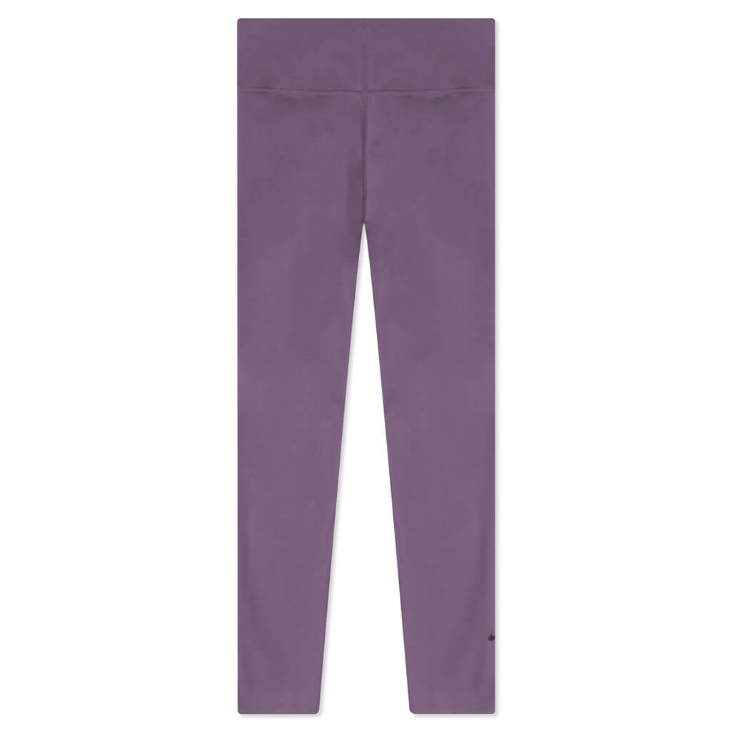 One Luxe Women's Mid-Rise 7/8 Leggings - Amethyst Smoke/Clear
