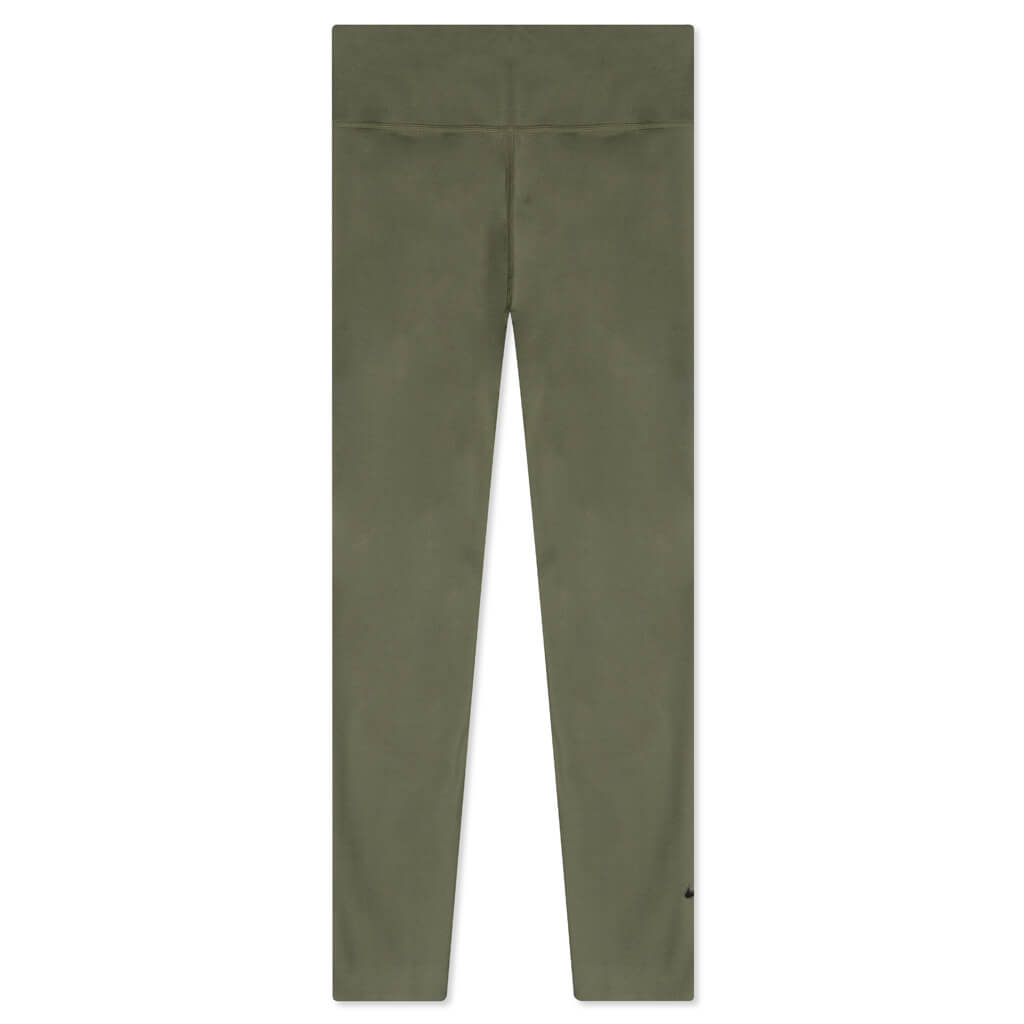 One Luxe Women's Mid-Rise 7/8 Leggings - Medium Olive/Clear