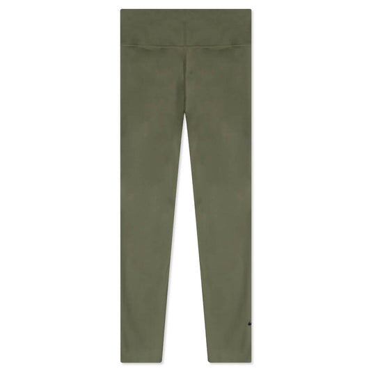 One Luxe Women's Mid-Rise 7/8 Leggings - Medium Olive/Clear