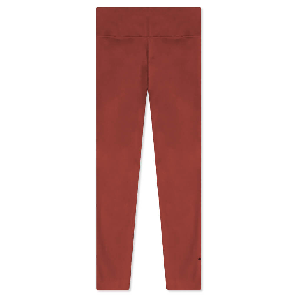 One Luxe Women's Mid-Rise Leggings - Redstone/Clear
