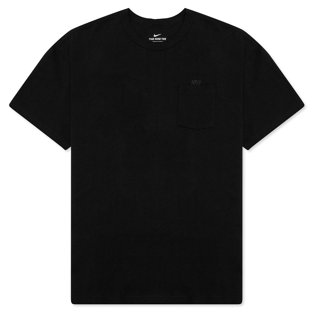 Premium Sportswear Essential Pocket T-Shirt - Black