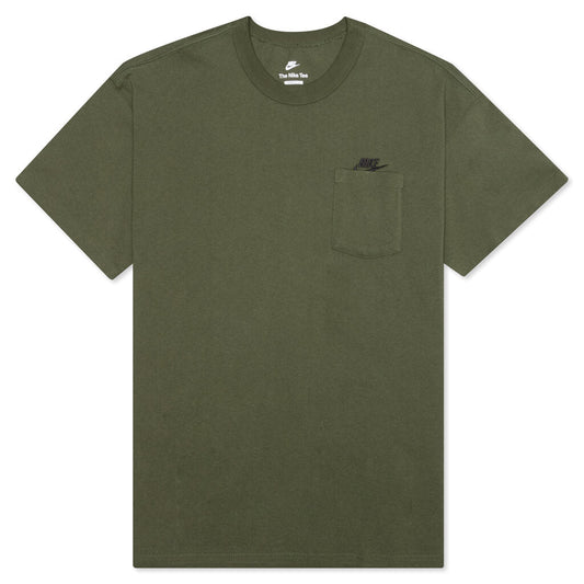 Premium Sportswear Essential Pocket T-Shirt - Rough Green/Black