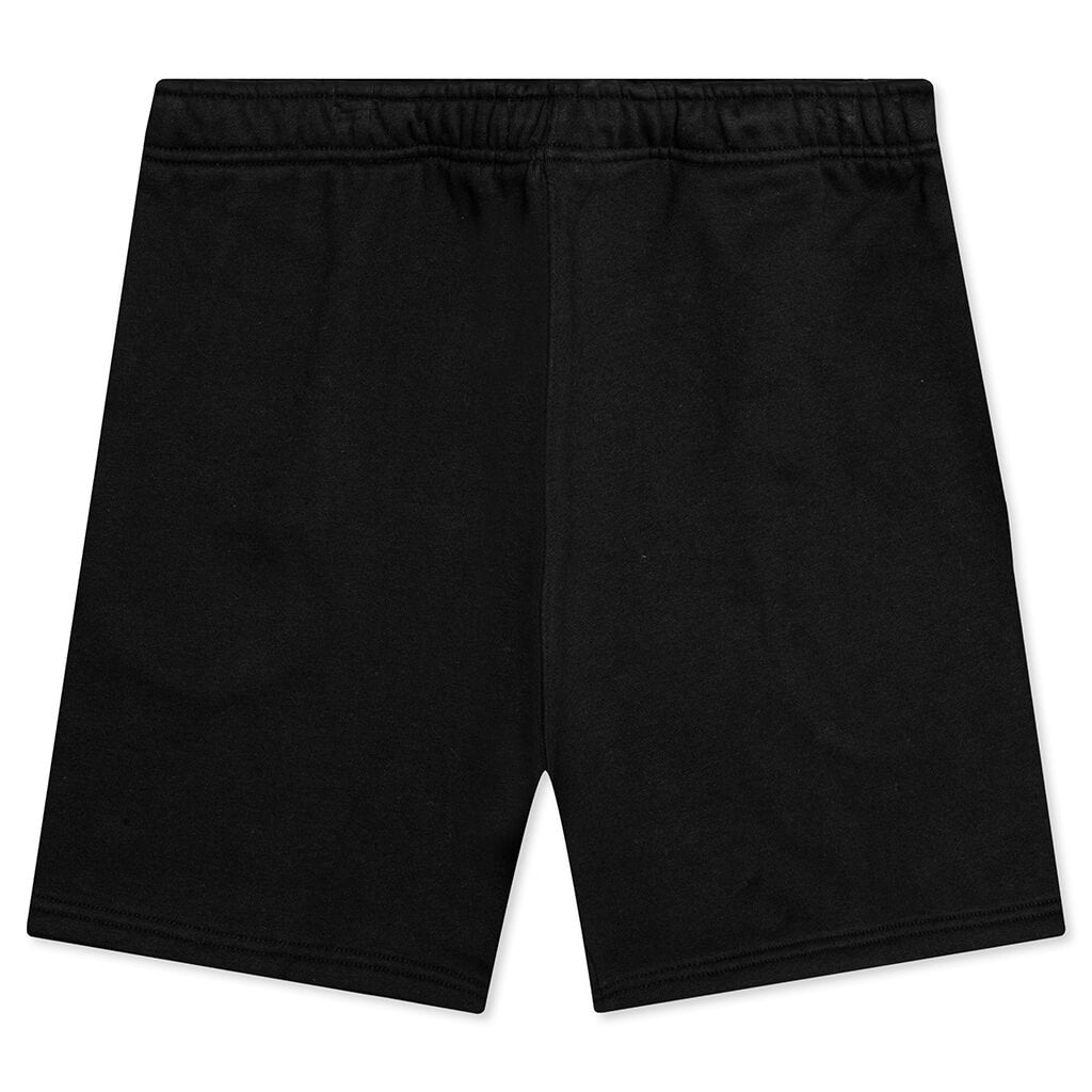 Solo Swoosh Fleece Short - Black/White